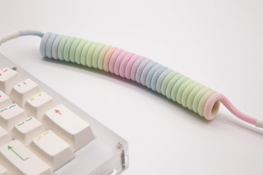 Pastel Rainbow Cable